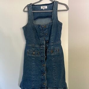 Reformation Dionne Denim Mini Dress Size 6